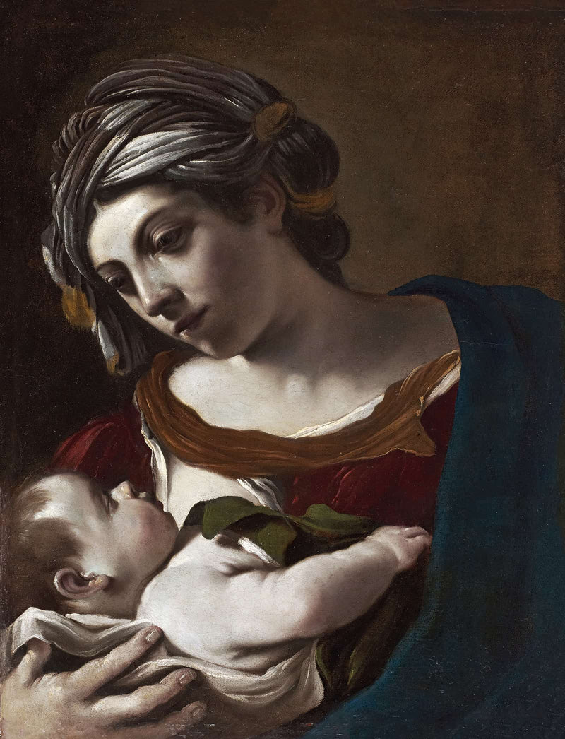 Virgin And Child by Guercino