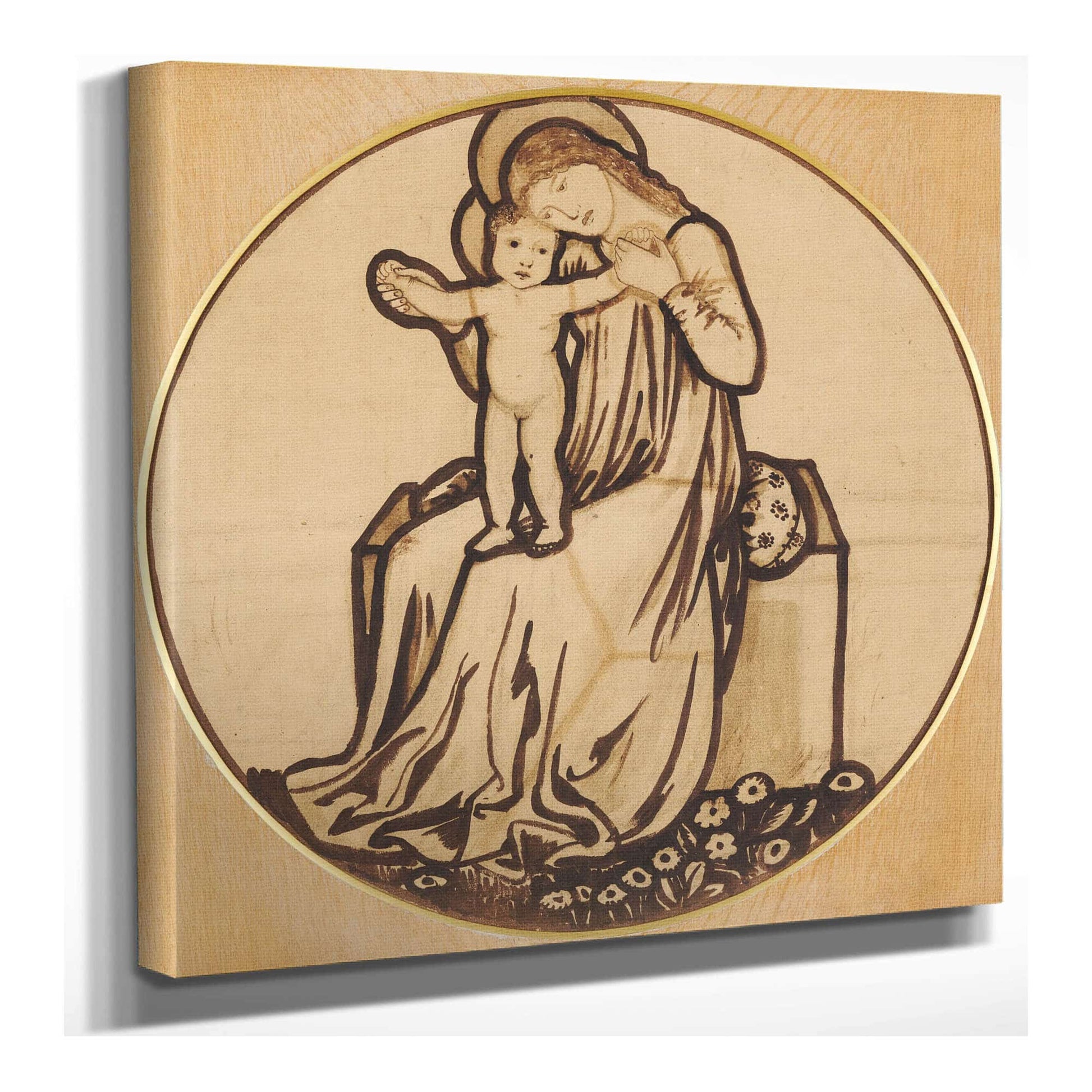 Virgin And Child by Sir Edward Coley Burne Jones