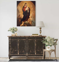 Virgin And Child In Glory by Bartolome Esteban Murillo