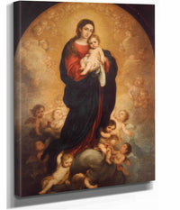 Virgin And Child In Glory by Bartolome Esteban Murillo