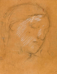 Visage De Femme by Pierre Puvis De Chavannes