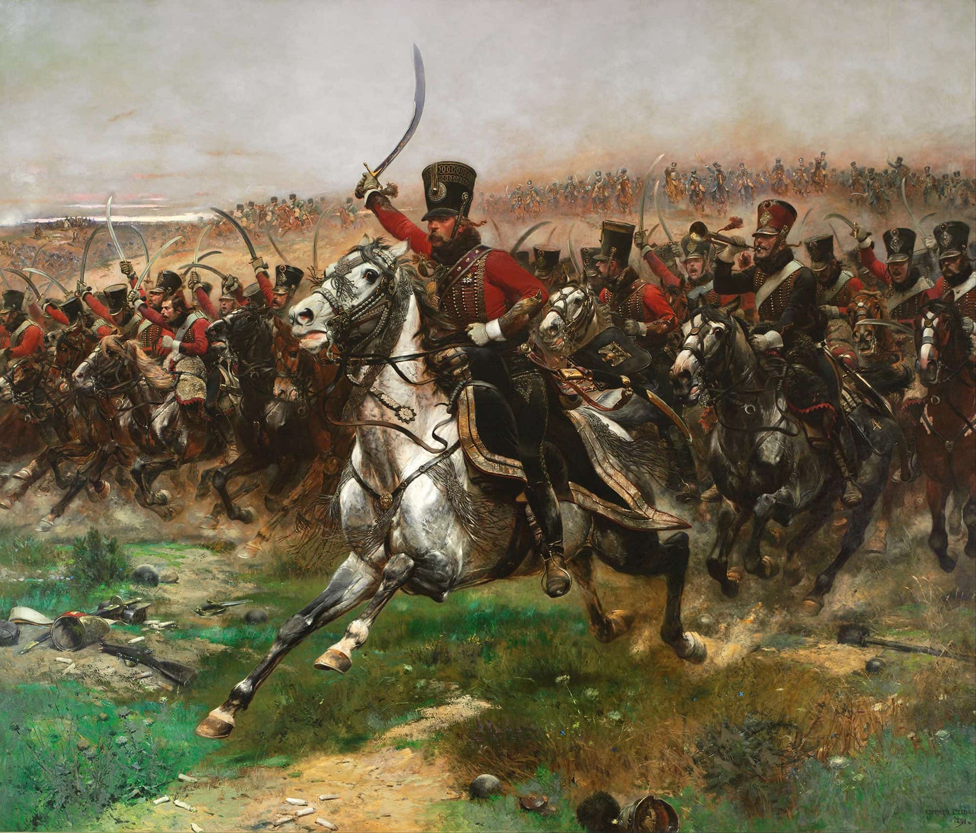 Vive Lempereur by Jean Baptiste Edouard Detaille
