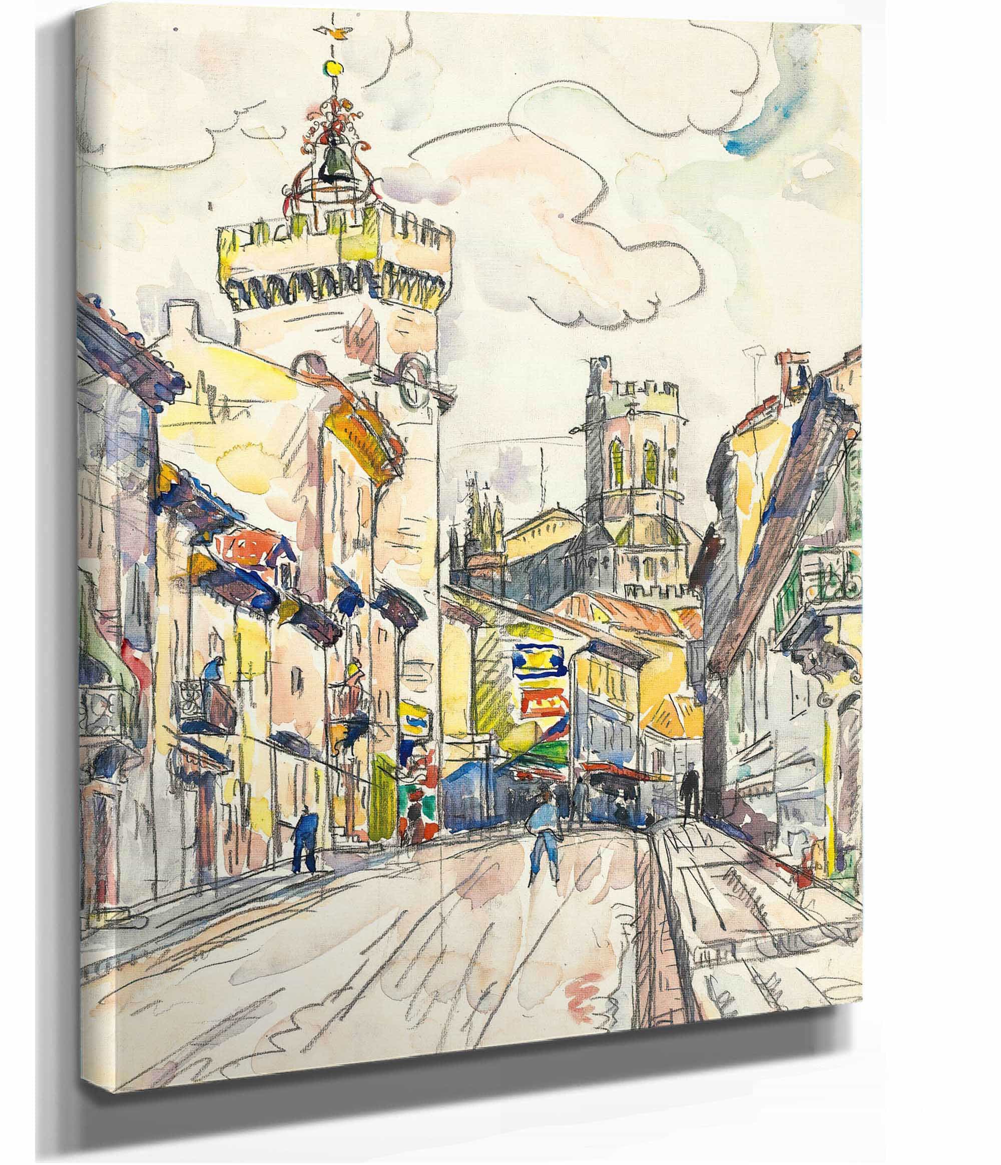 Viviers by Paul Signac