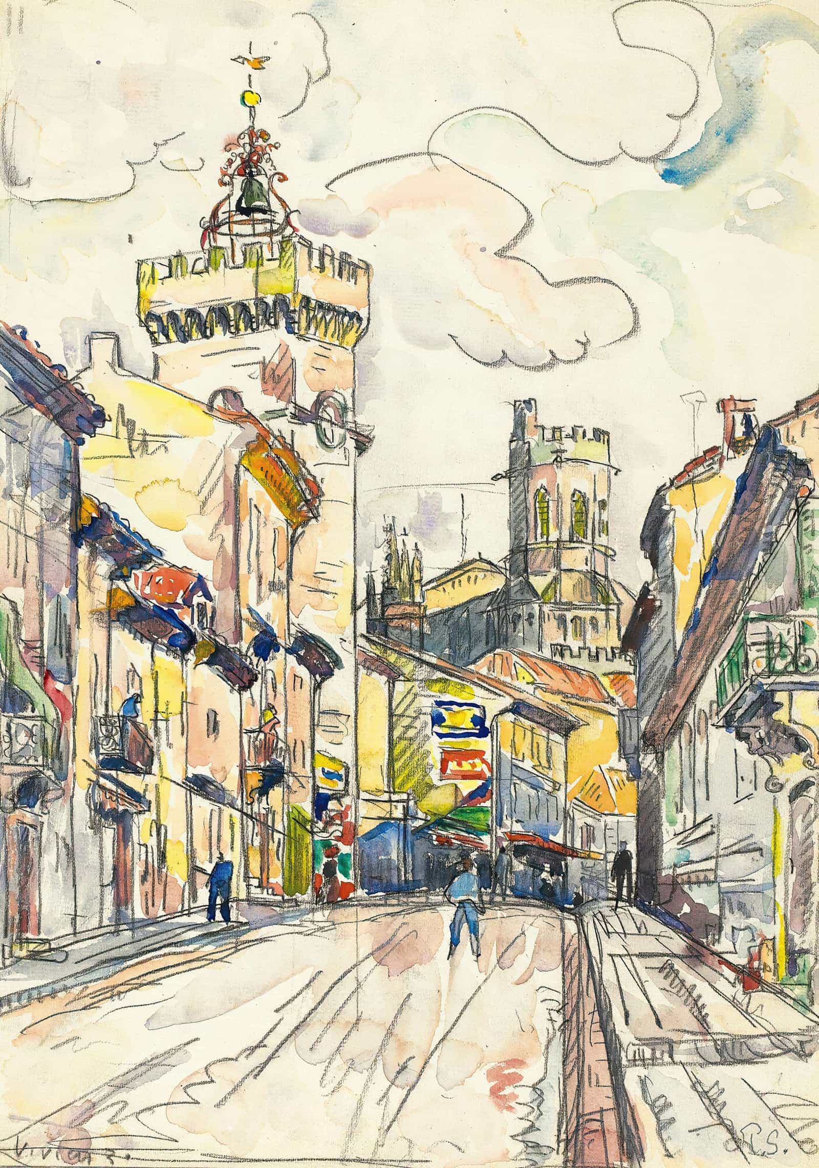 Viviers by Paul Signac