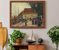 Volendam Street Scene by Robert Henri