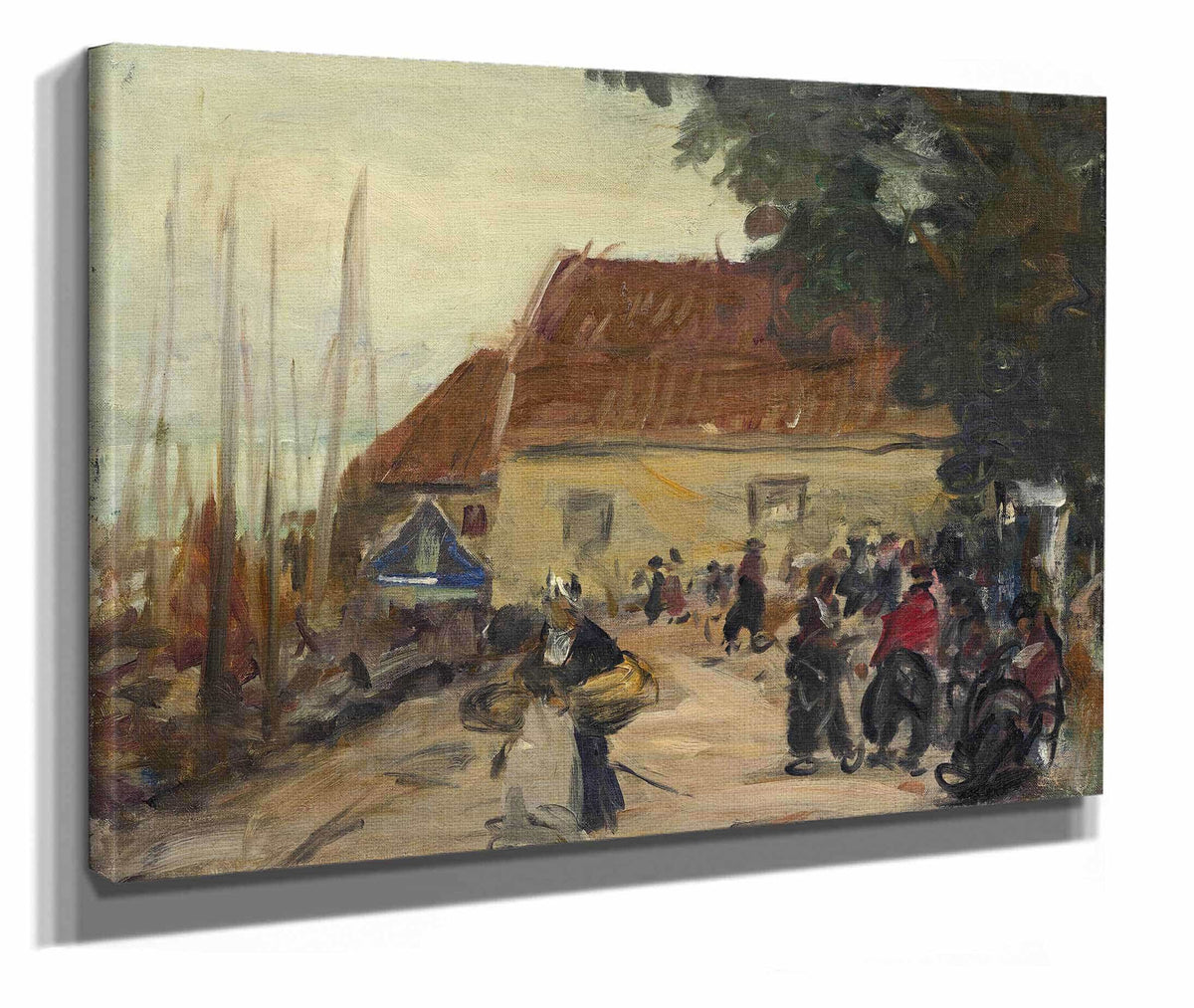 Volendam Street Scene by Robert Henri