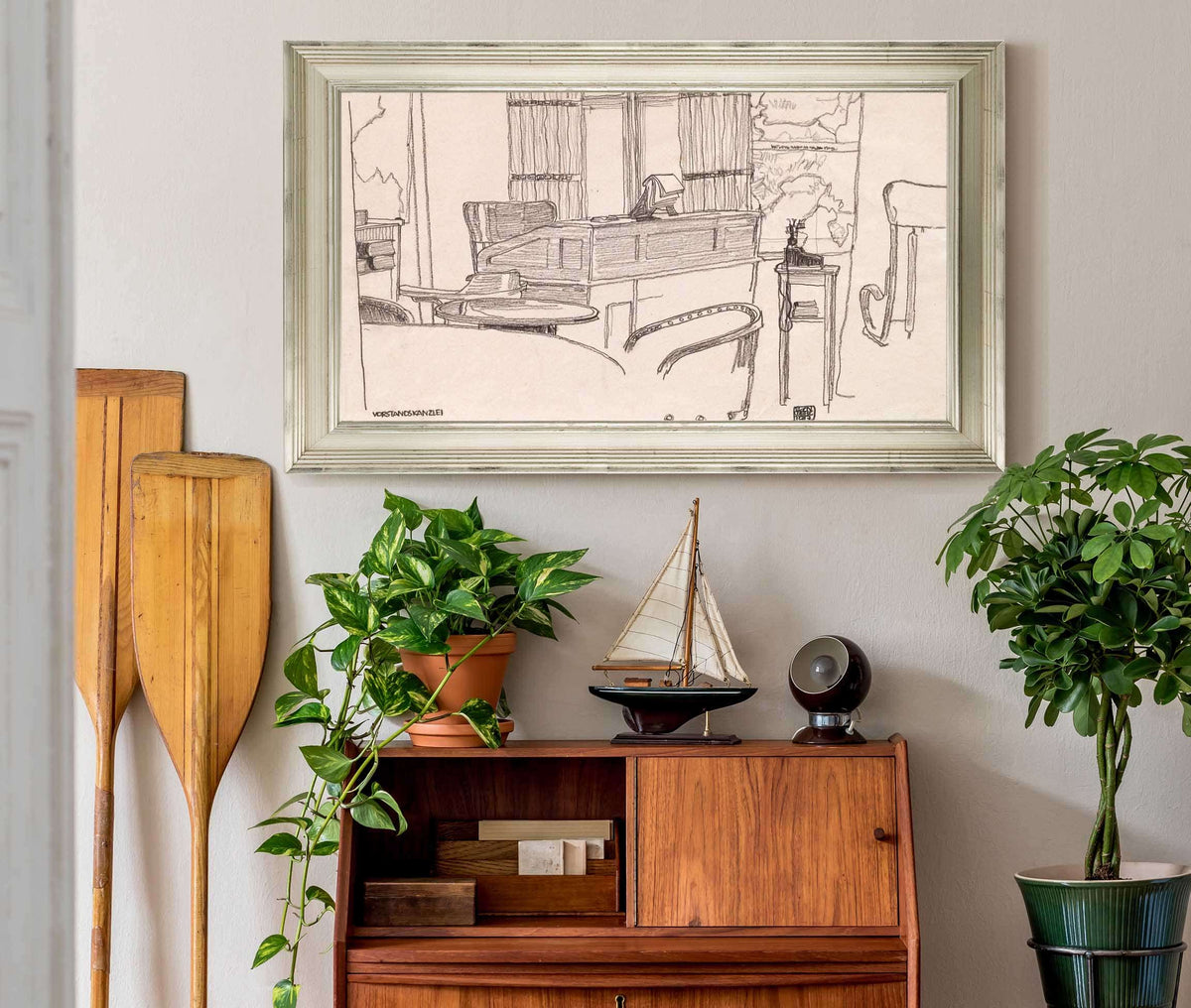 Vorstandskanzlei Der K U K Konsumanstalt Wien by Egon Schiele