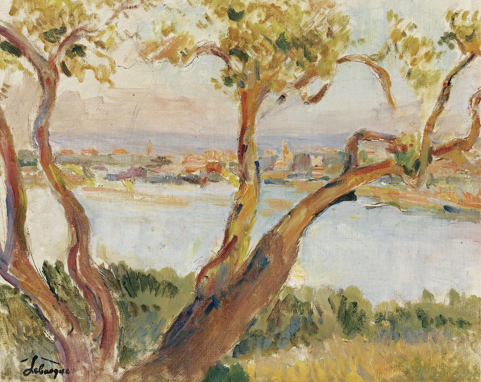Vue Dantibes by Henri Lebasque