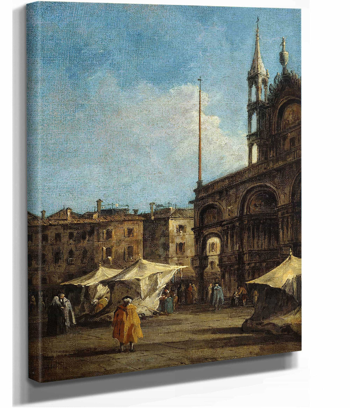 Vue De La Place Saint Marc A Venise by Francesco Guardi