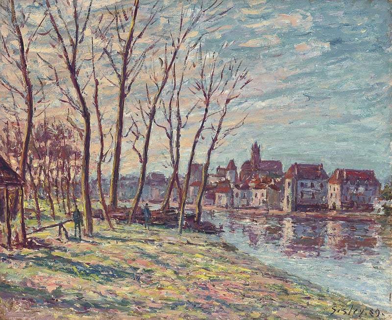 Vue De Moret by Alfred Sisley