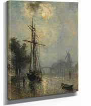Vue Du Port Doverschie by Johan Barthold Jongkind