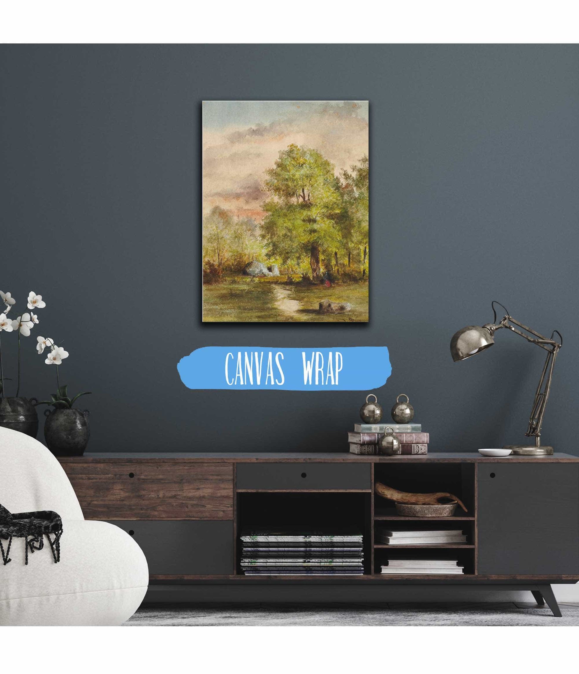 Vue Dune Clairiere by Narcisse Virgile Diaz De La Pena