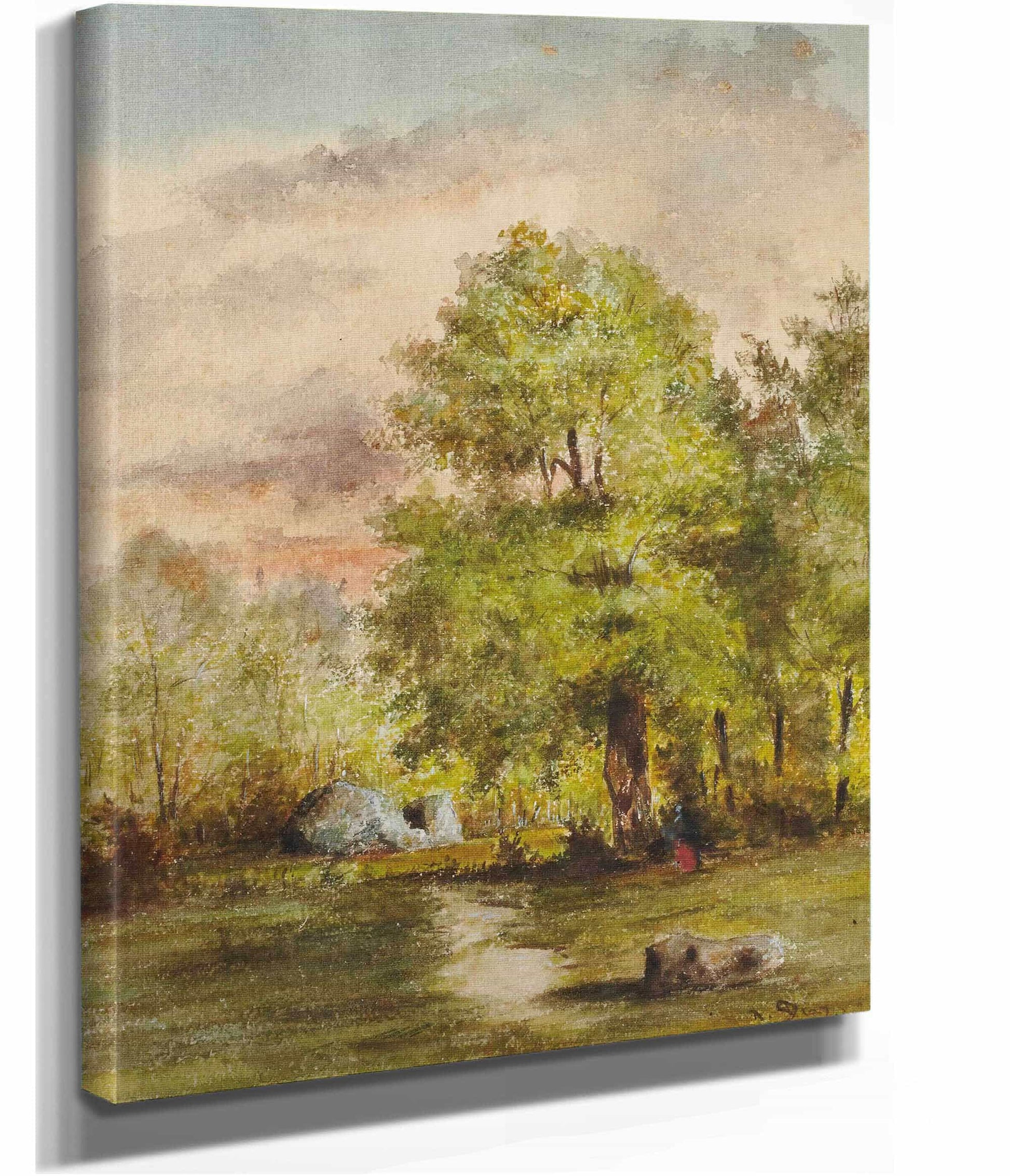 Vue Dune Clairiere by Narcisse Virgile Diaz De La Pena