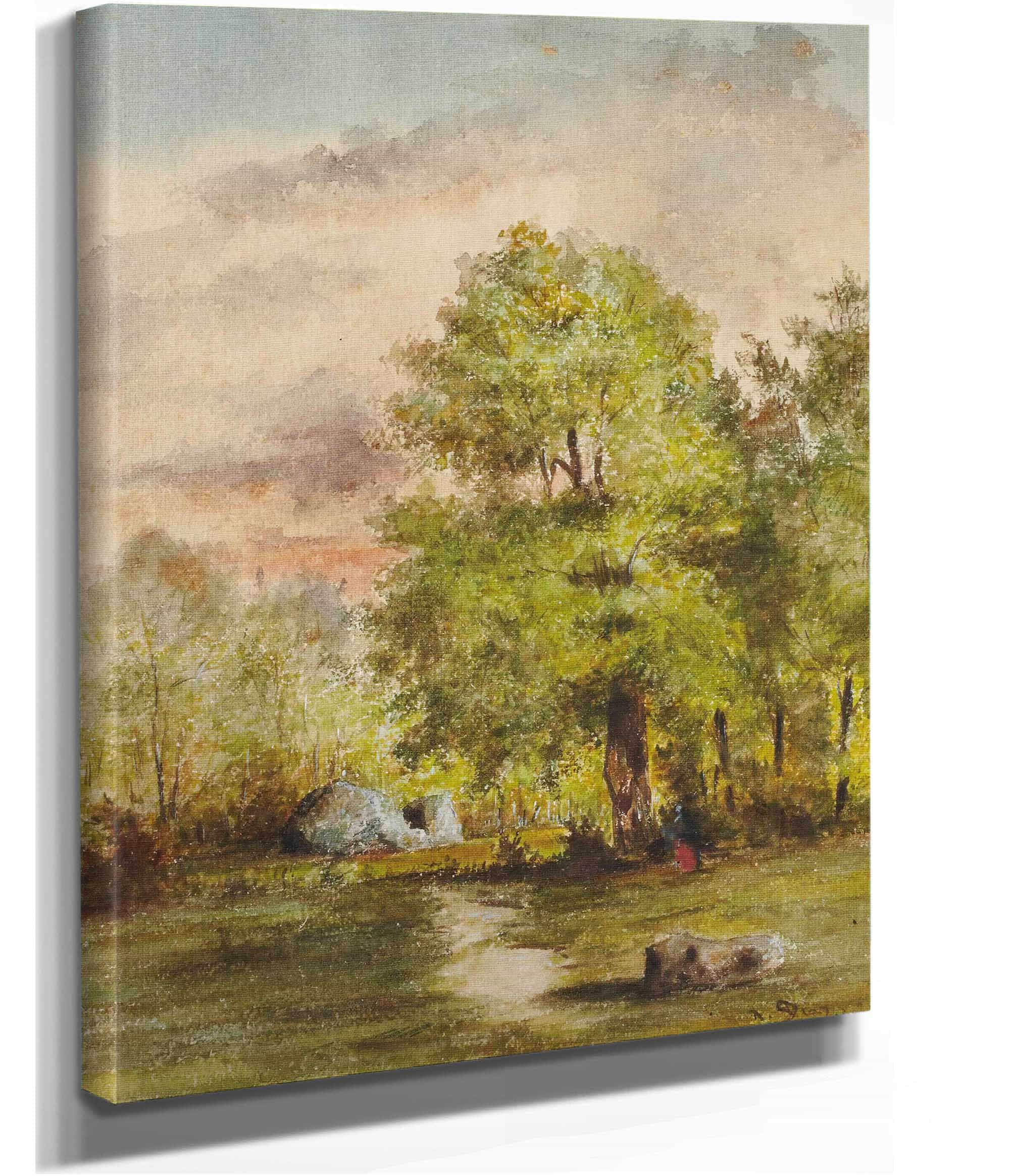 Vue Dune Clairiere by Narcisse Virgile Diaz De La Pena