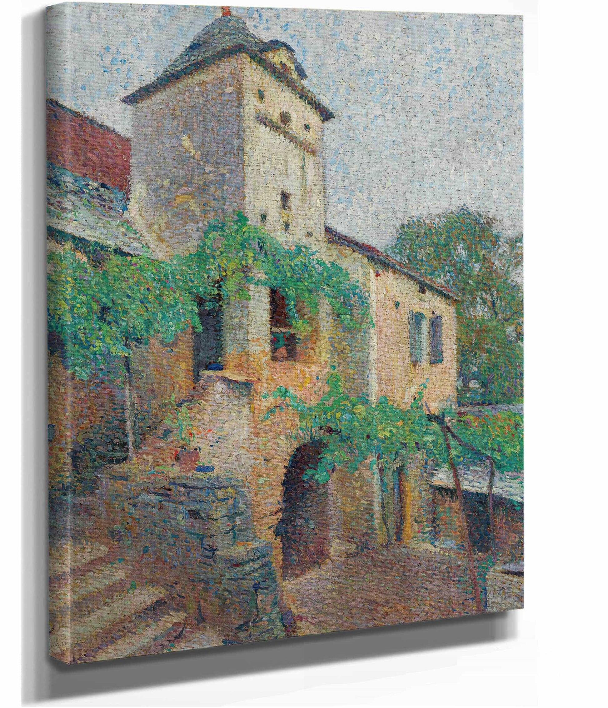 Vue Dune Ferme Avec Un Pigeonnier by Henri Martin