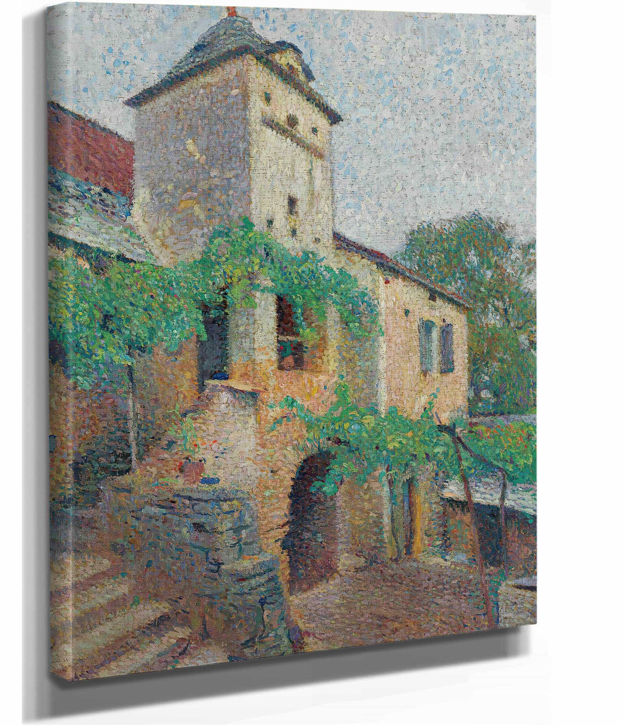 Vue Dune Ferme Avec Un Pigeonnier by Henri Martin