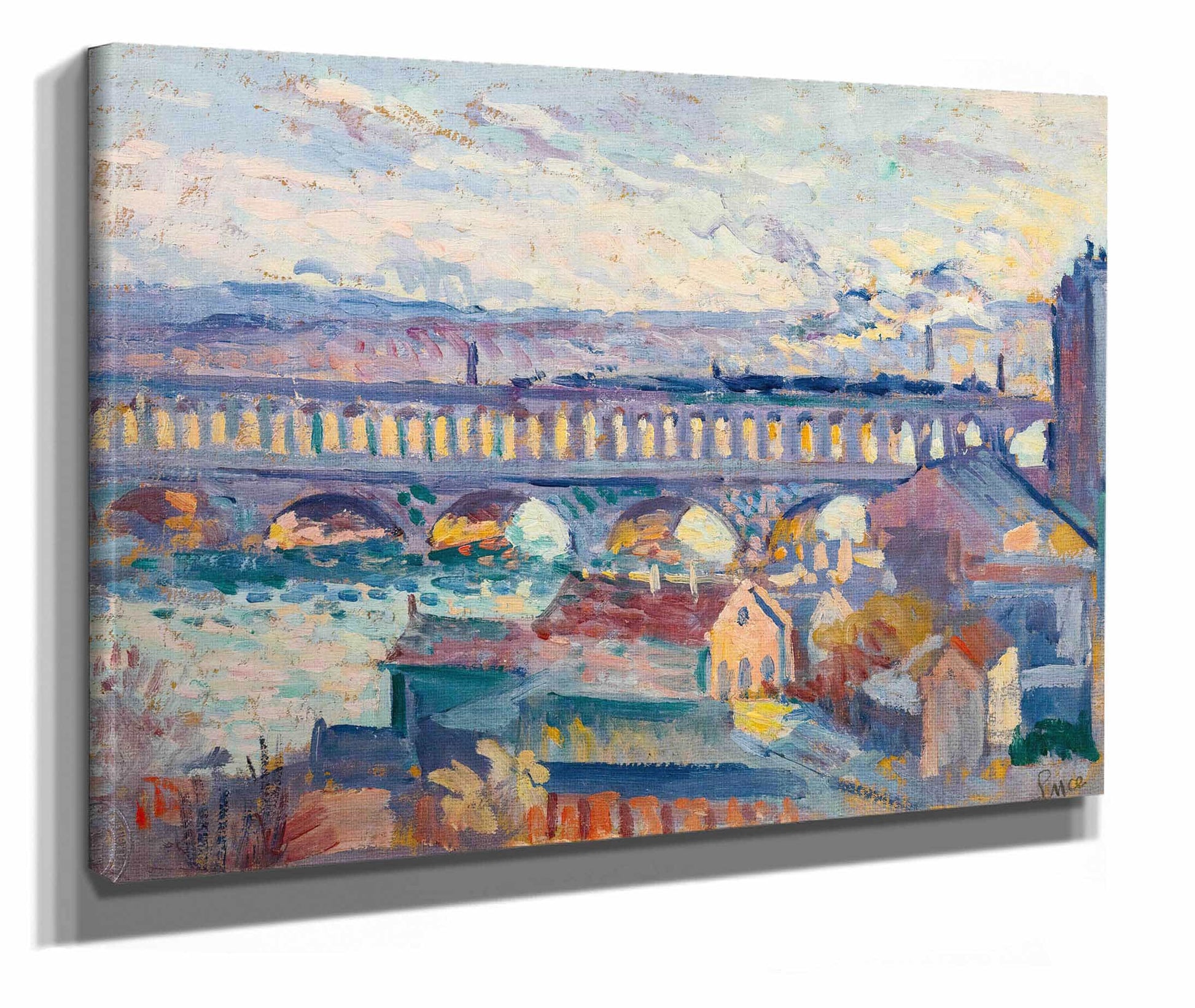 Vue Sur Le Viaduc Dauteuil by Maximilien Luce