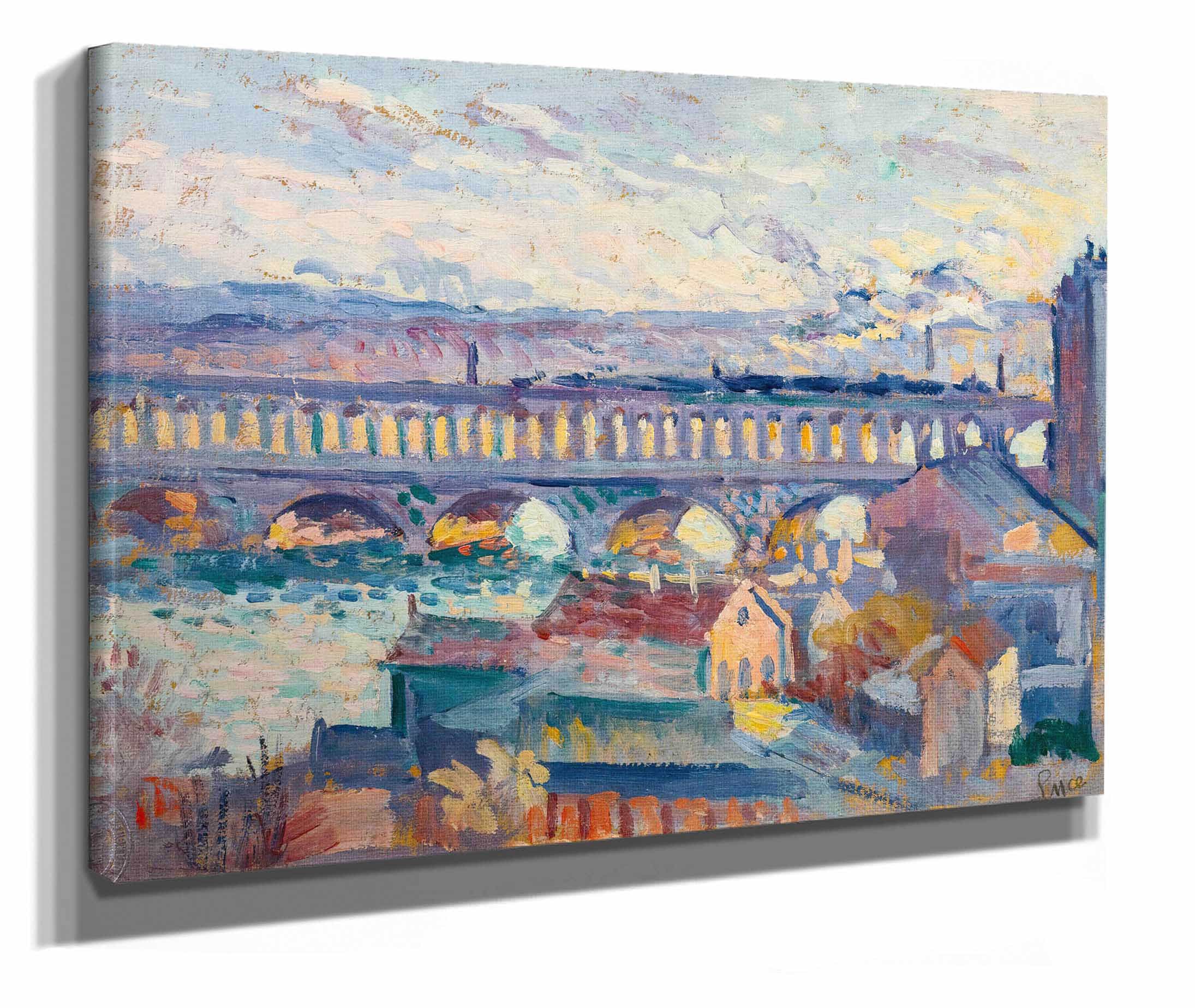 Vue Sur Le Viaduc Dauteuil by Maximilien Luce