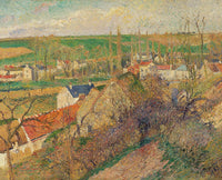 Vue Sur Le Village Dosny by Camille Pissarro