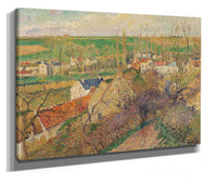 Vue Sur Le Village Dosny by Camille Pissarro