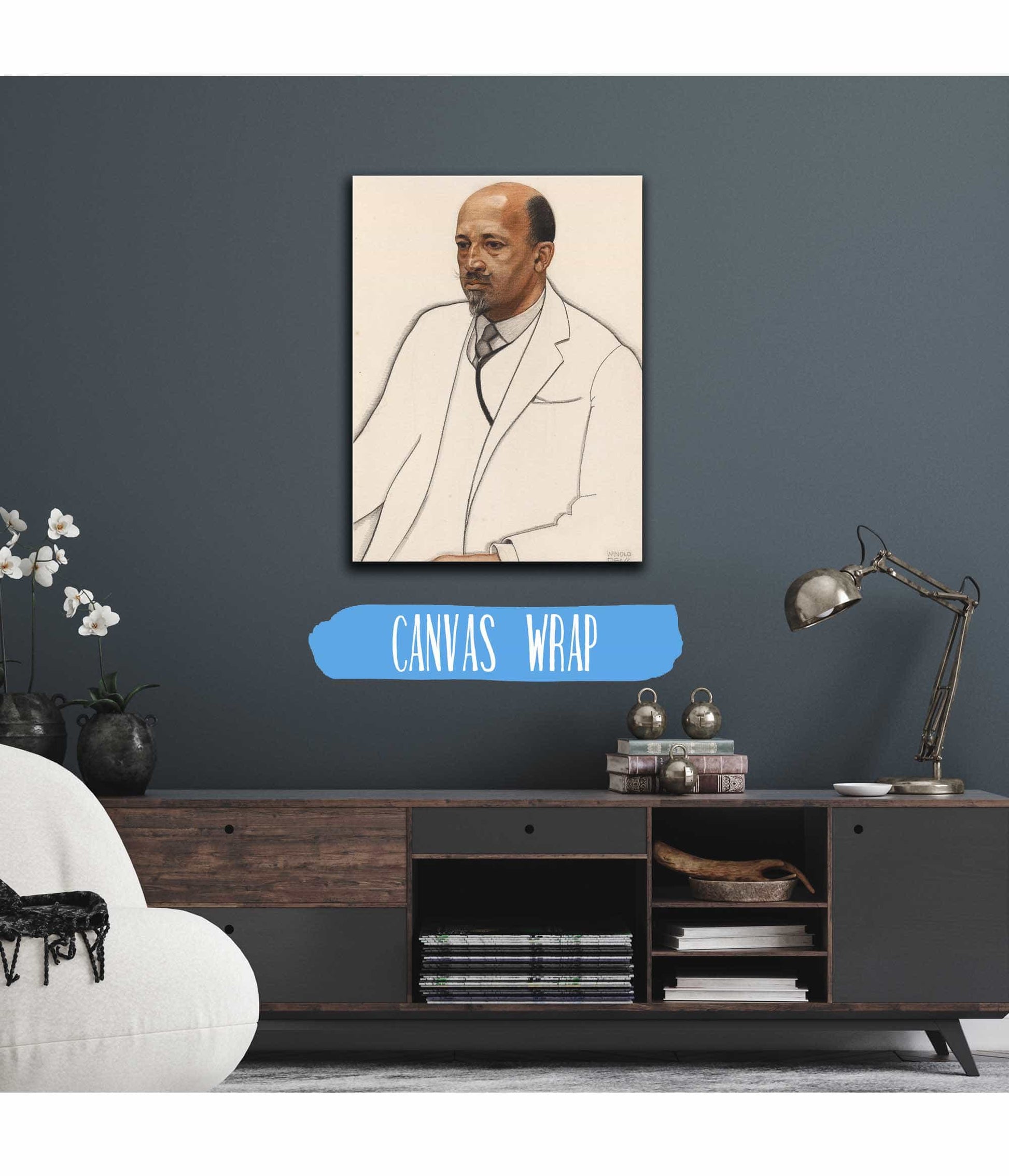 W E B Du Bois by Winold Reiss