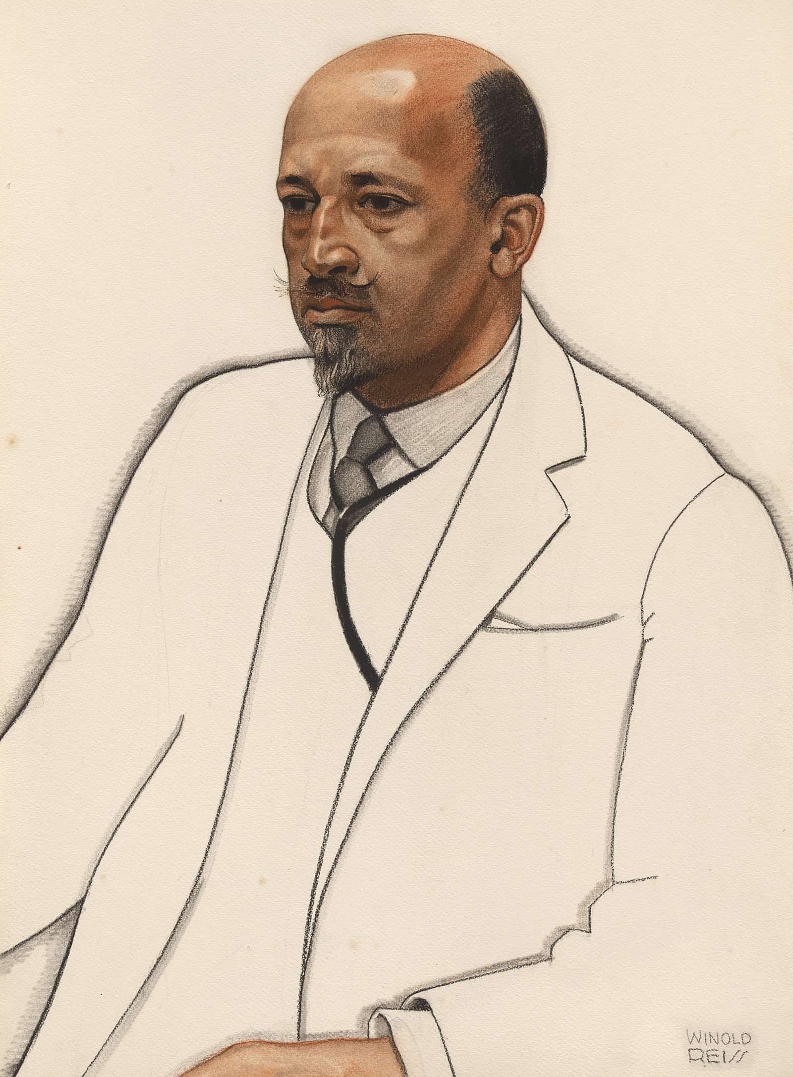 W E B Du Bois by Winold Reiss