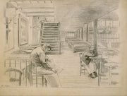 Waiting For Customers by Santiago Rusinol