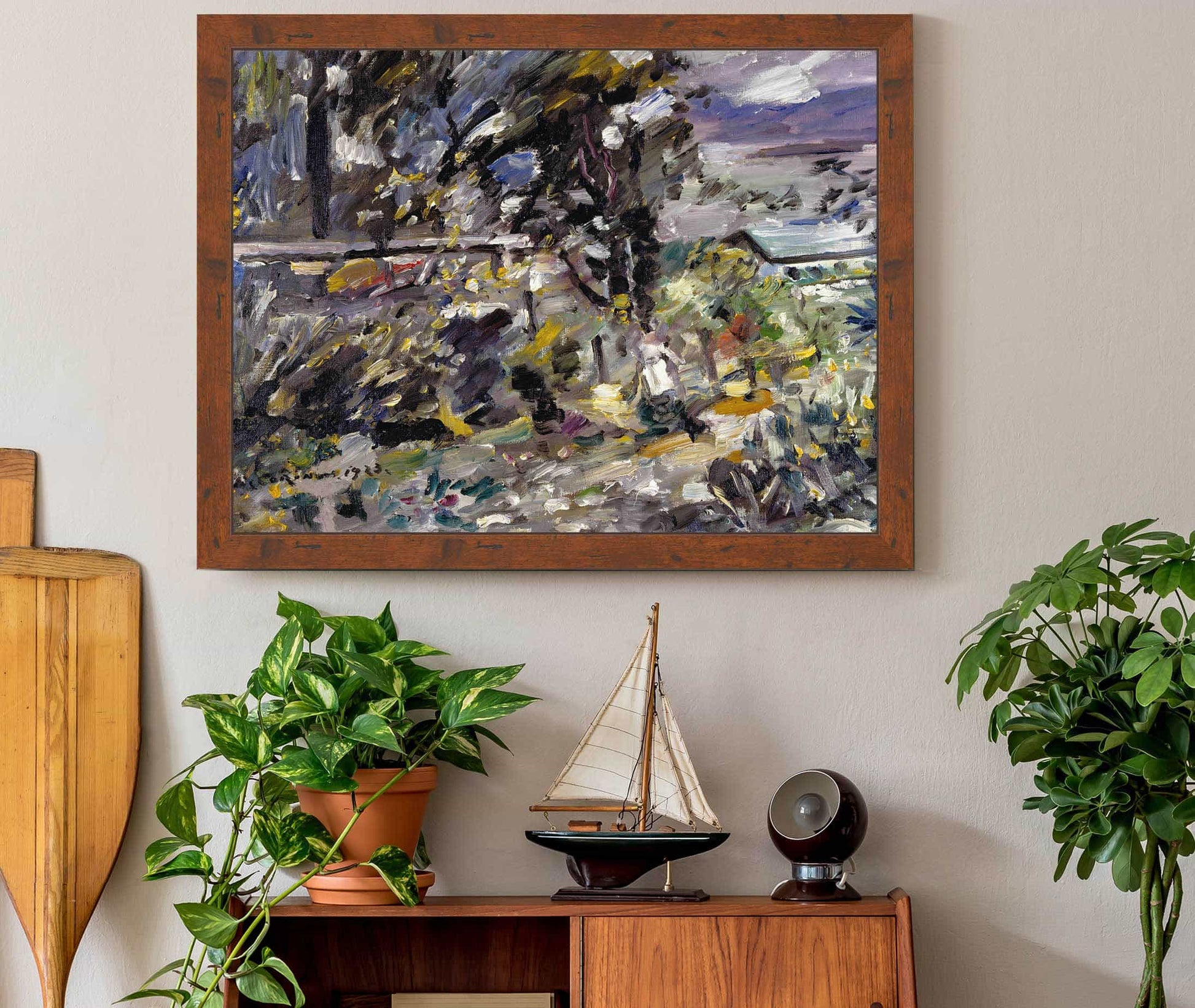 Walchensee Silverway by Lovis Corinth
