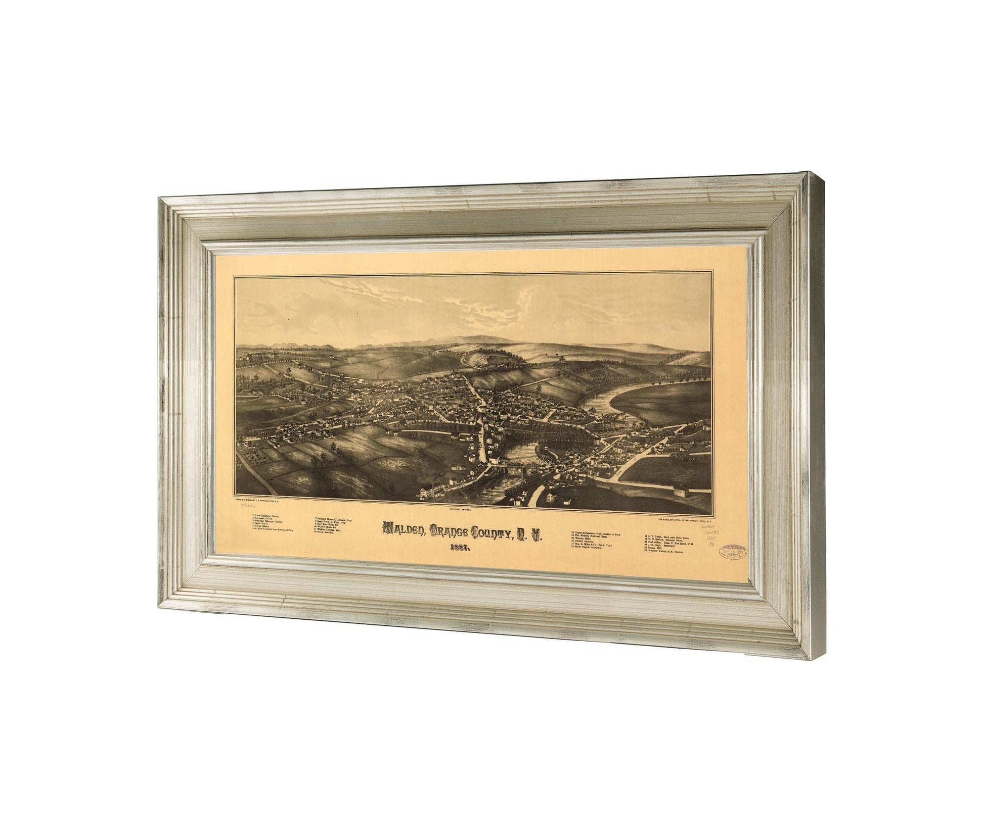Walden Orange County Ny 1887  State Of New York
