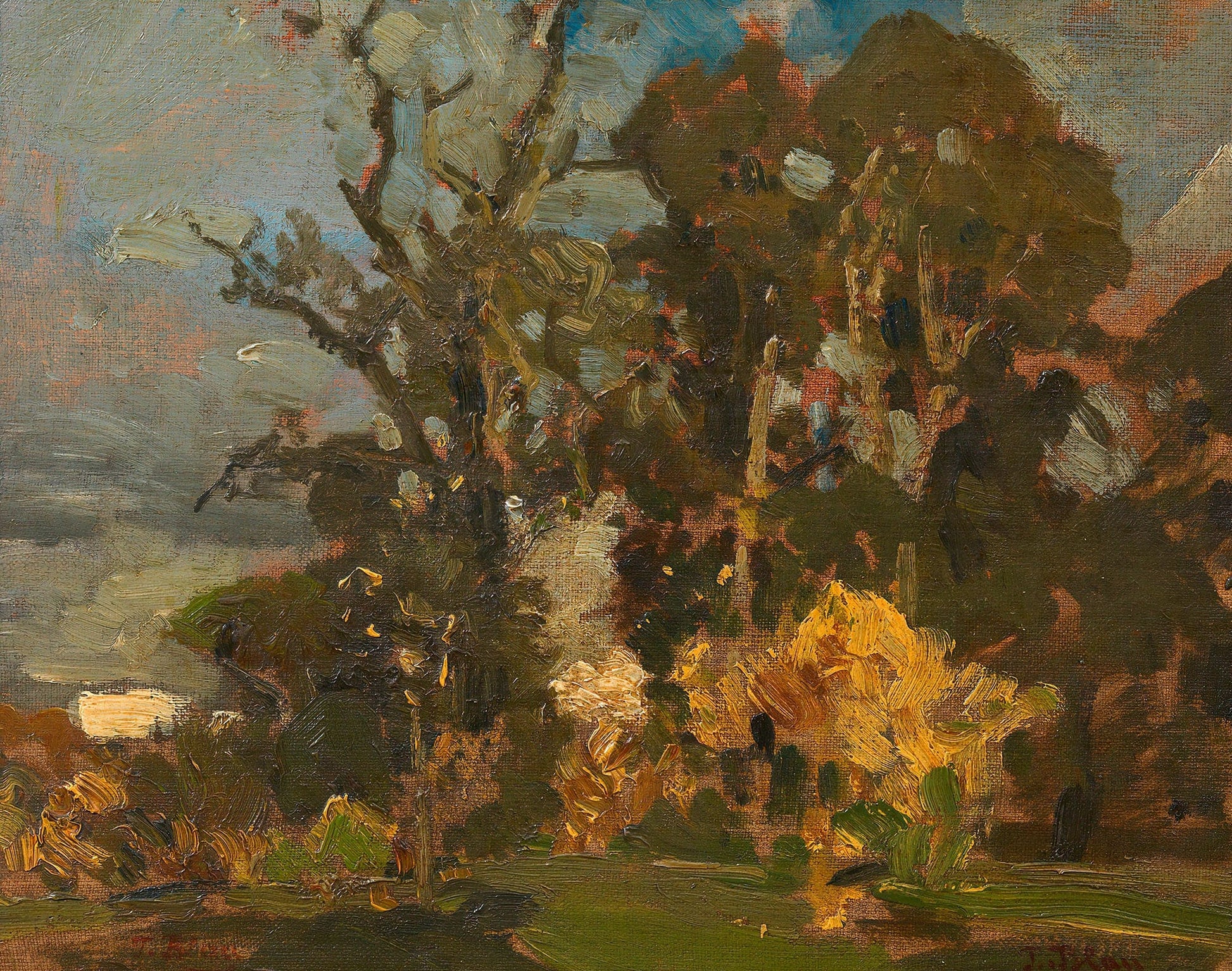 Waldwiese Im Herbst by Tina Blau