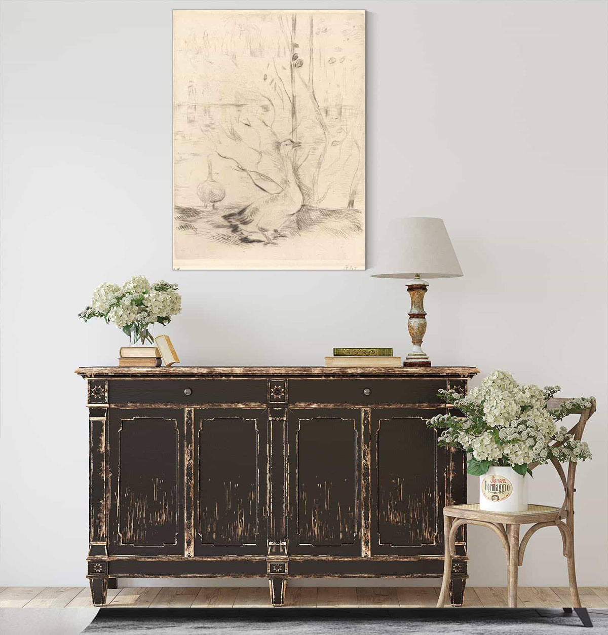 Walk In The Boulougne Wood by Berthe Morisot