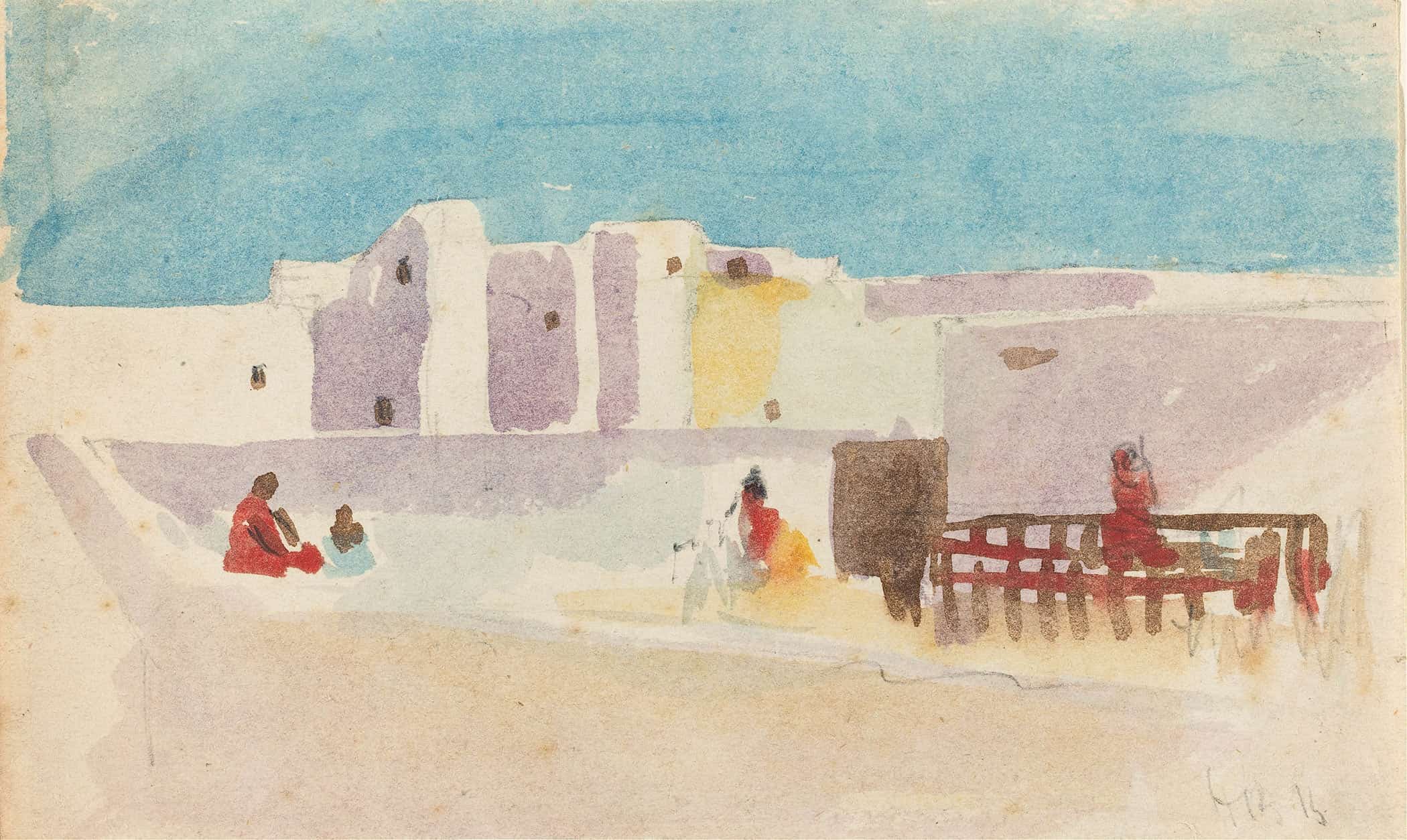 Walls Of A North African City by Hercules Brabazon Brabazon