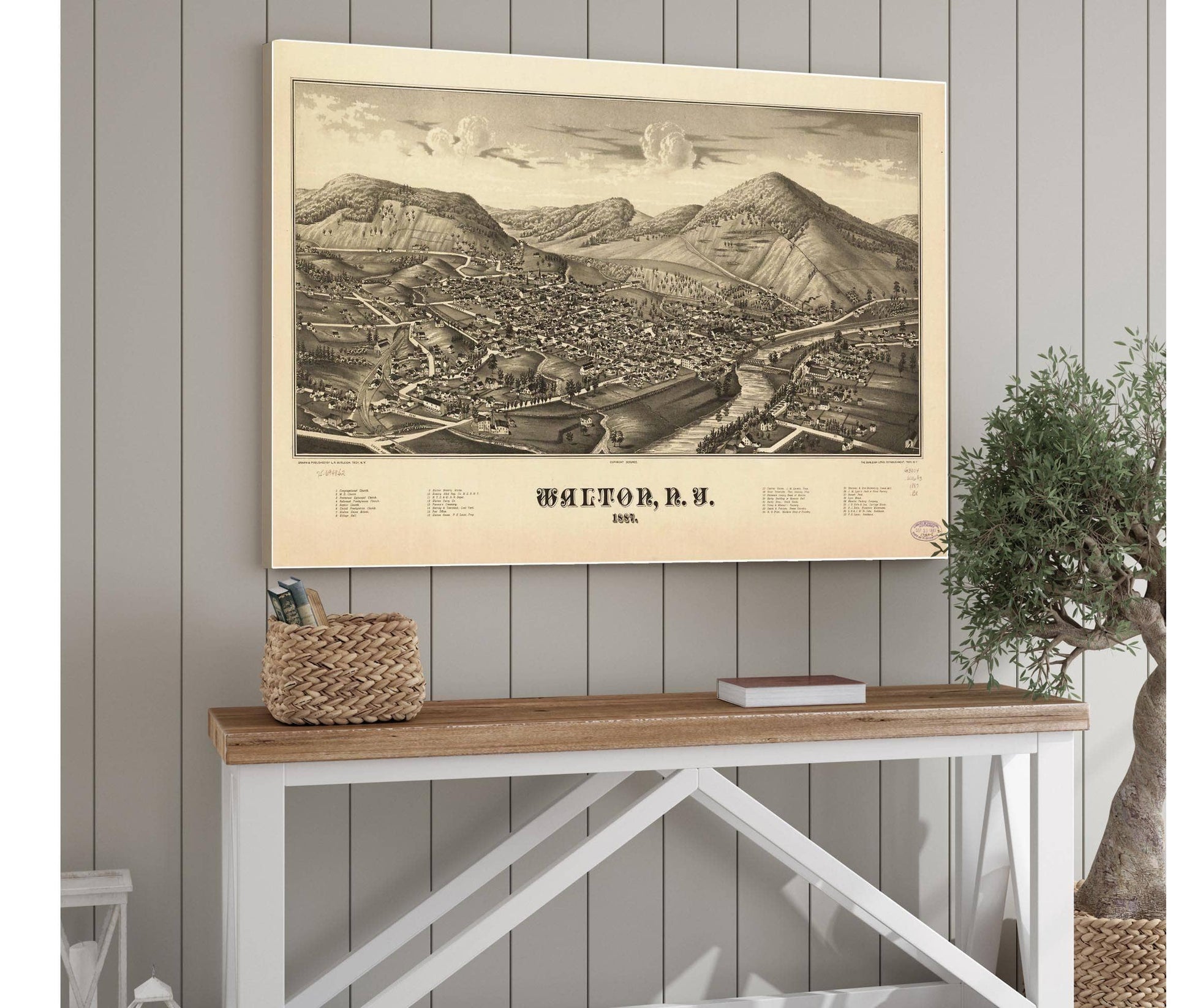 Walton Ny 1887  State Of New York
