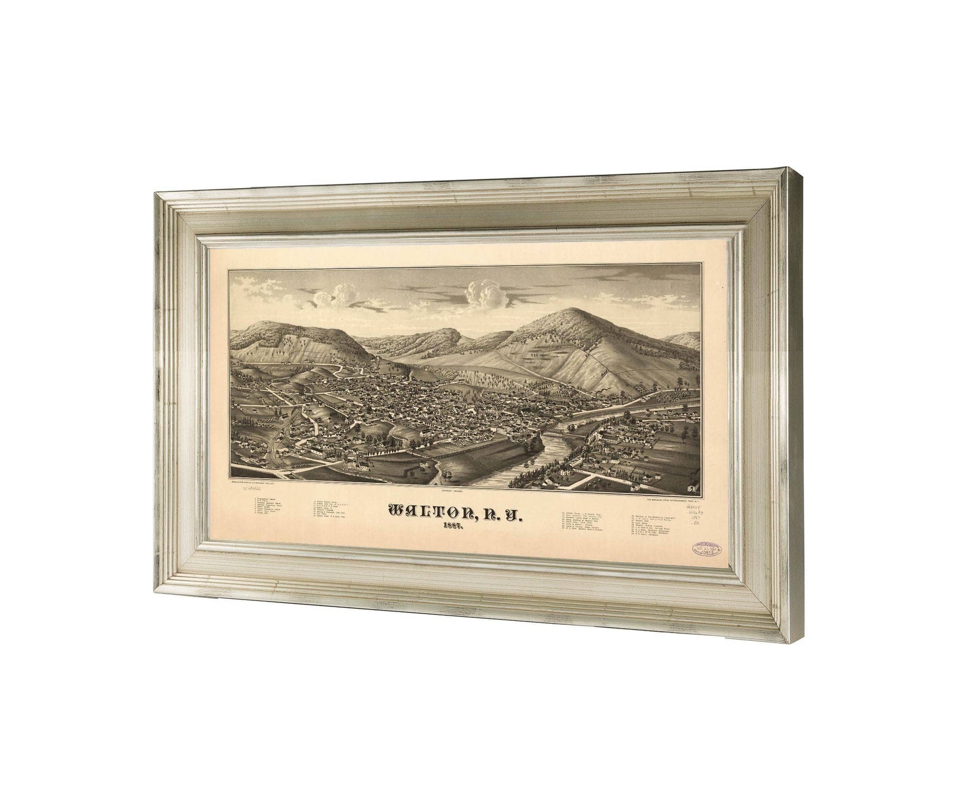 Walton Ny 1887  State Of New York