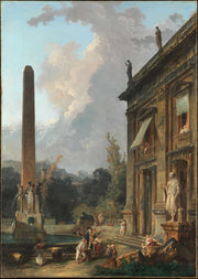 Wandering Minstrels by Hubert Robert