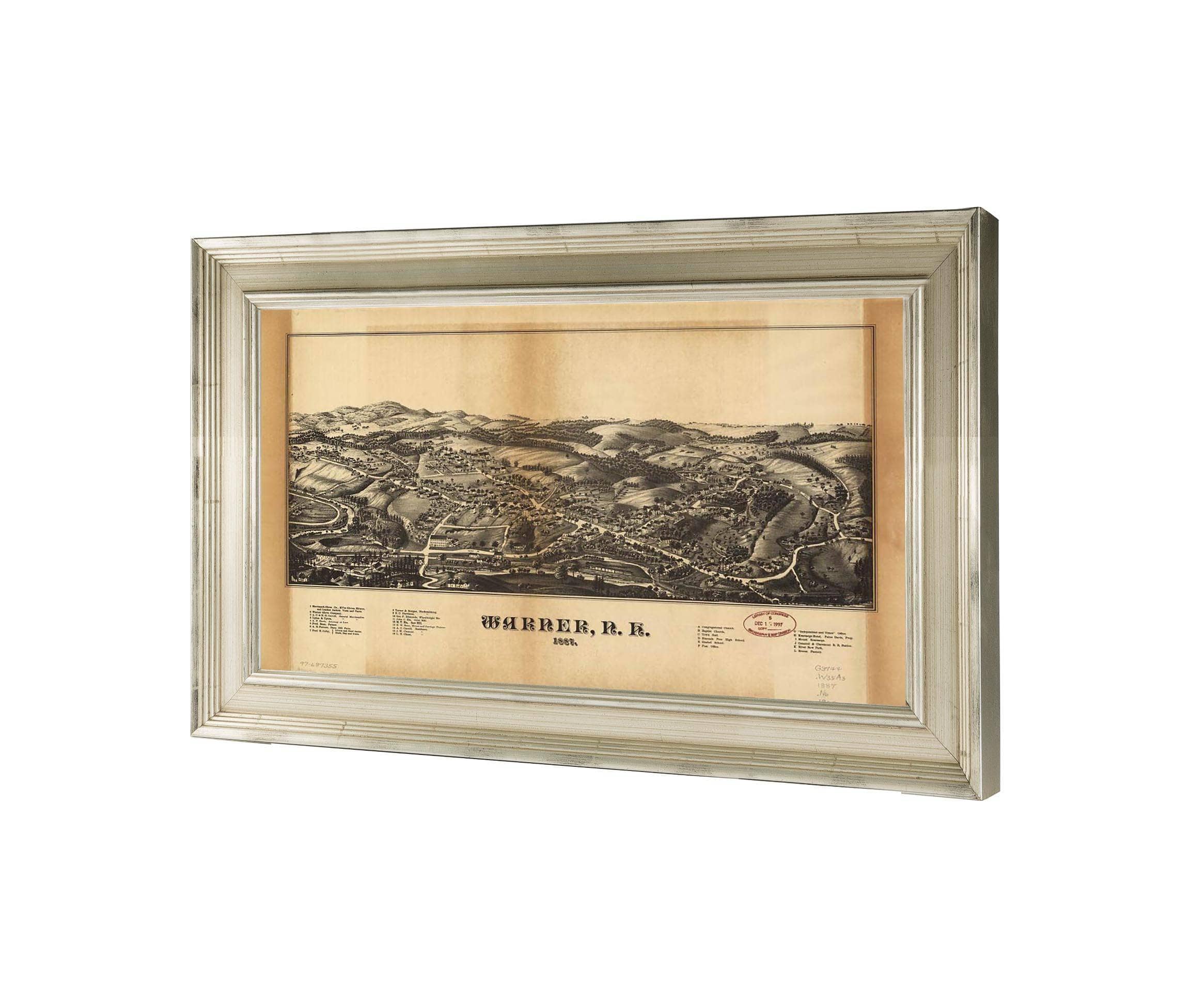 Warner Nh 1887  State Of New Hampshire