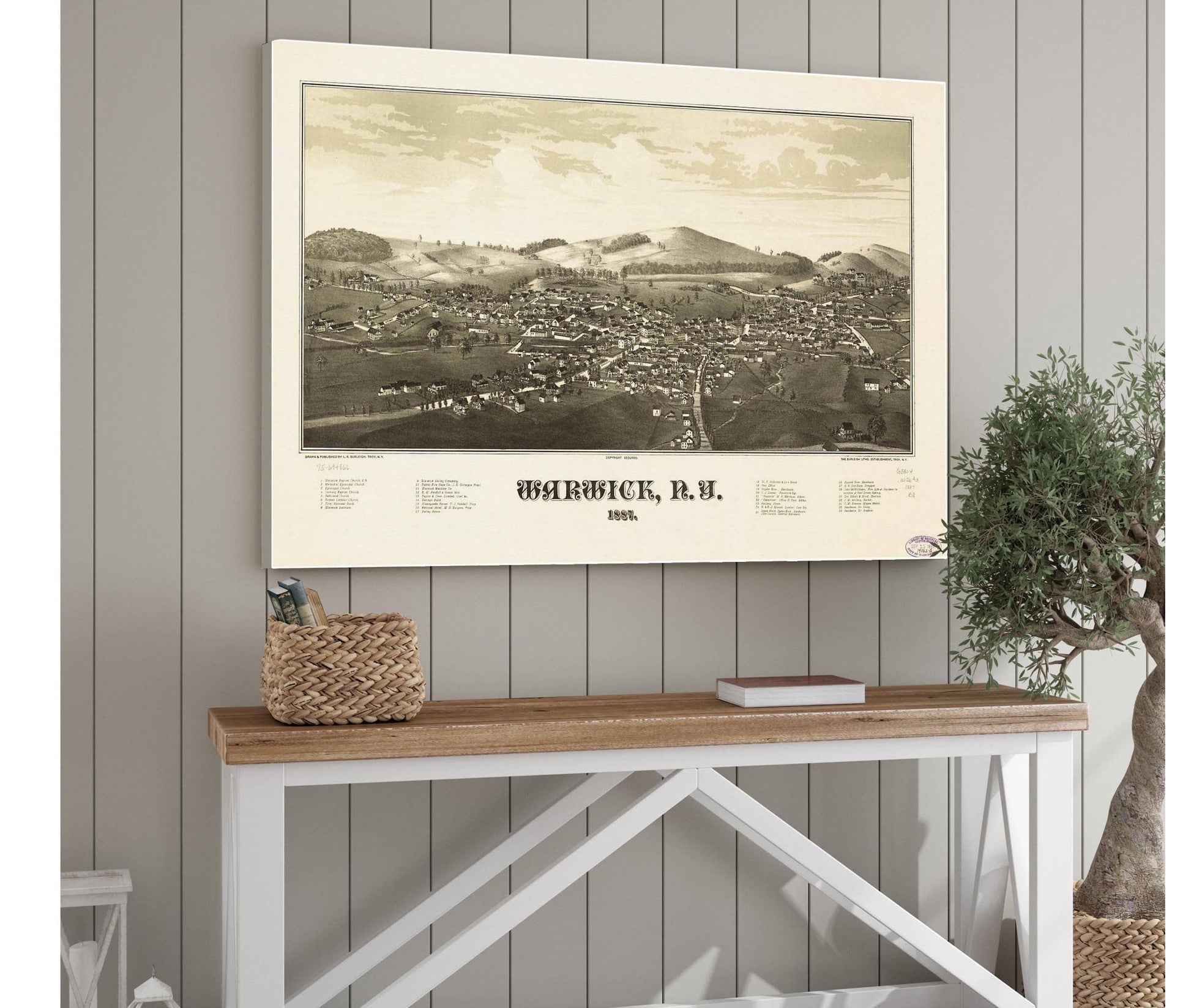 Warwick Ny 1887  State Of New York