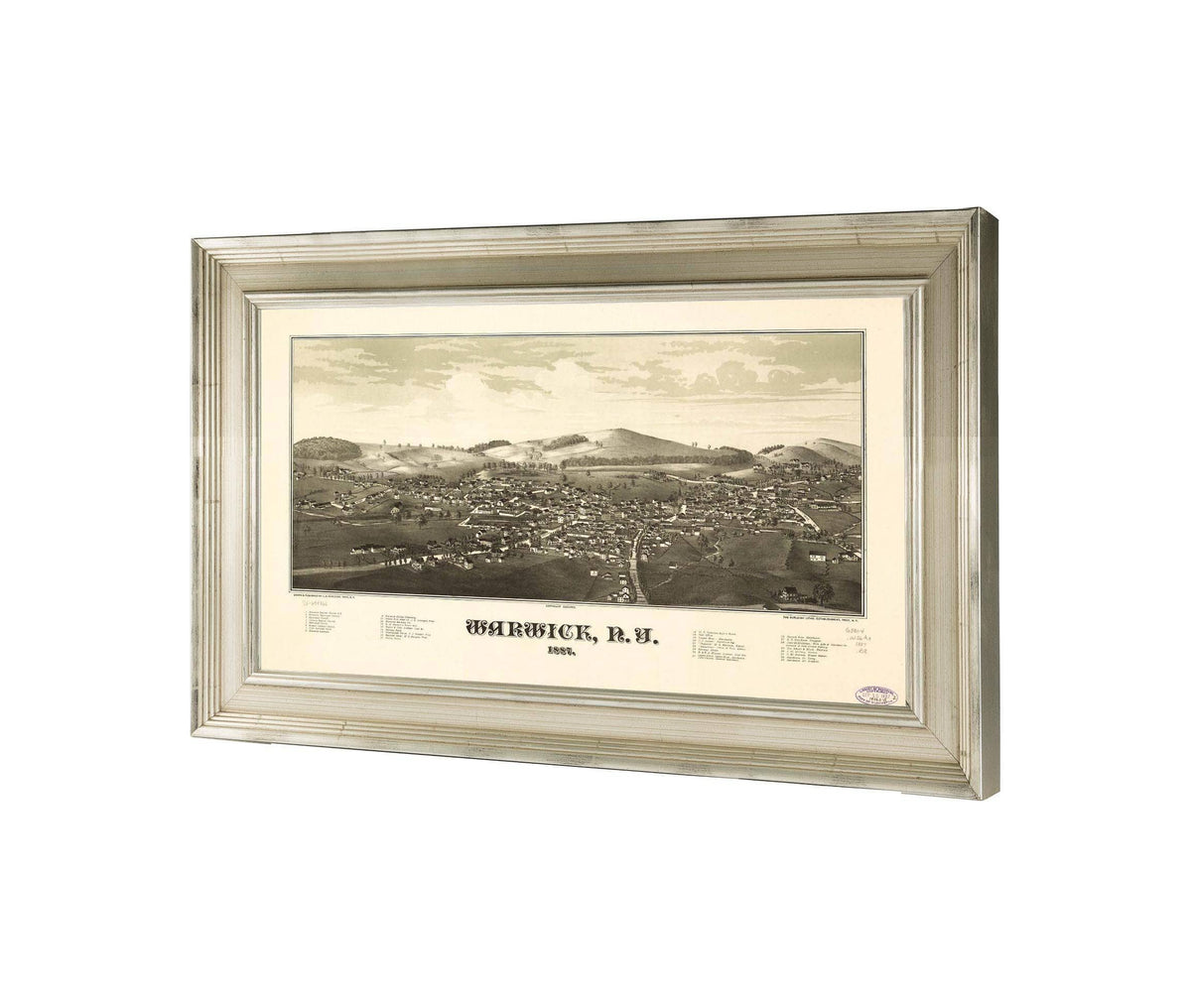 Warwick Ny 1887  State Of New York