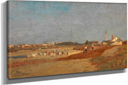 Wascherei An Der Wien Bei St Veit by Tina Blau