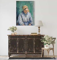 Washerwoman Study by Camille Pissarro