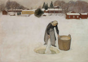 Washing On The Ice by Pekka Halonen