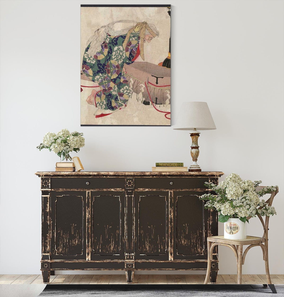 Watanabe No Tsuna To Ibaraki by Tsukioka Yoshitoshi