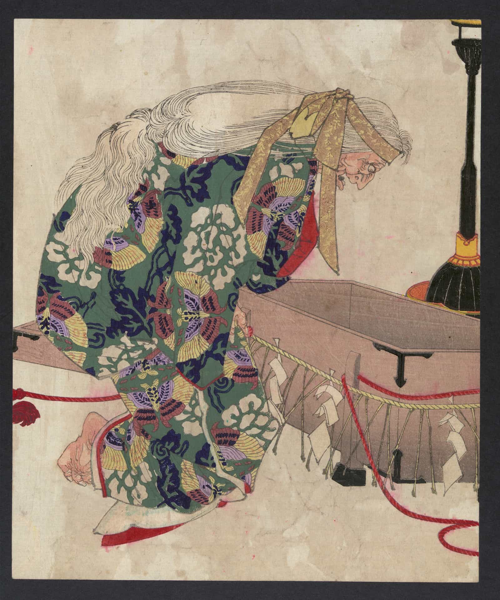 Watanabe No Tsuna To Ibaraki by Tsukioka Yoshitoshi