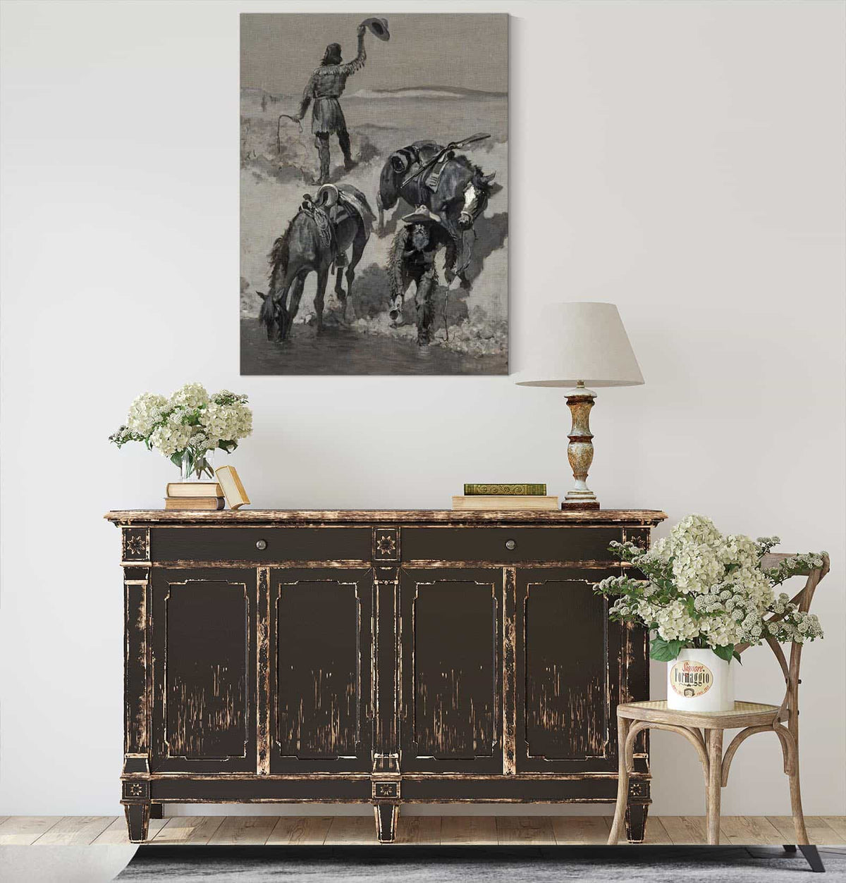 Water by Frederic Remington