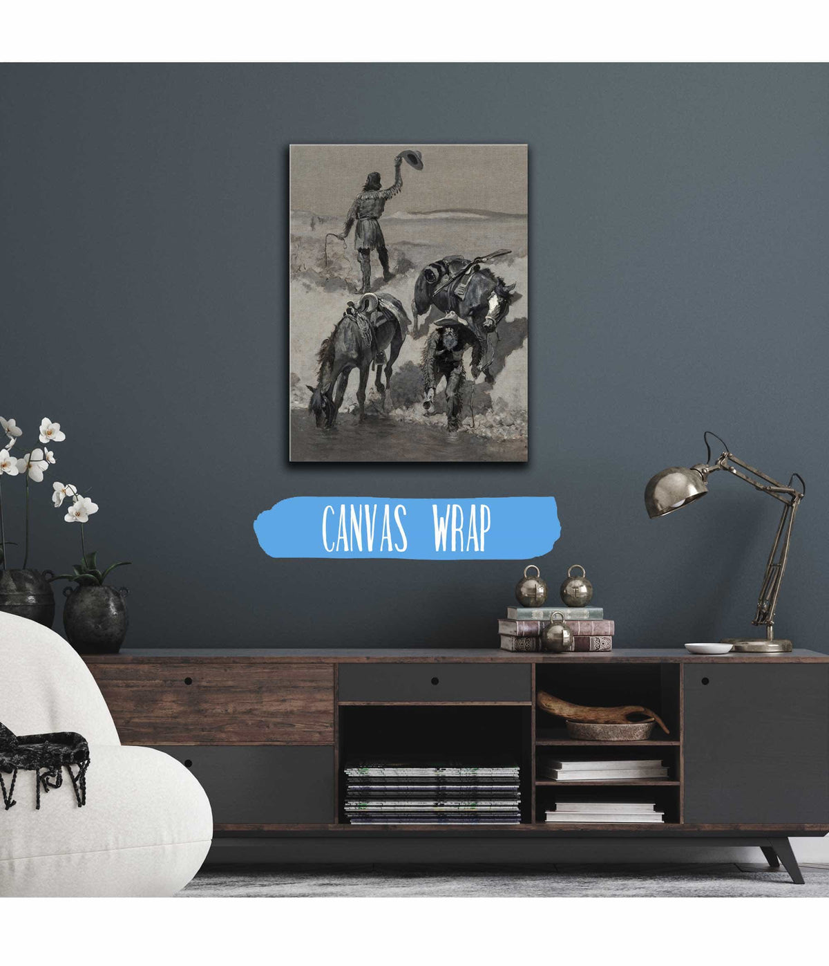 Water by Frederic Remington