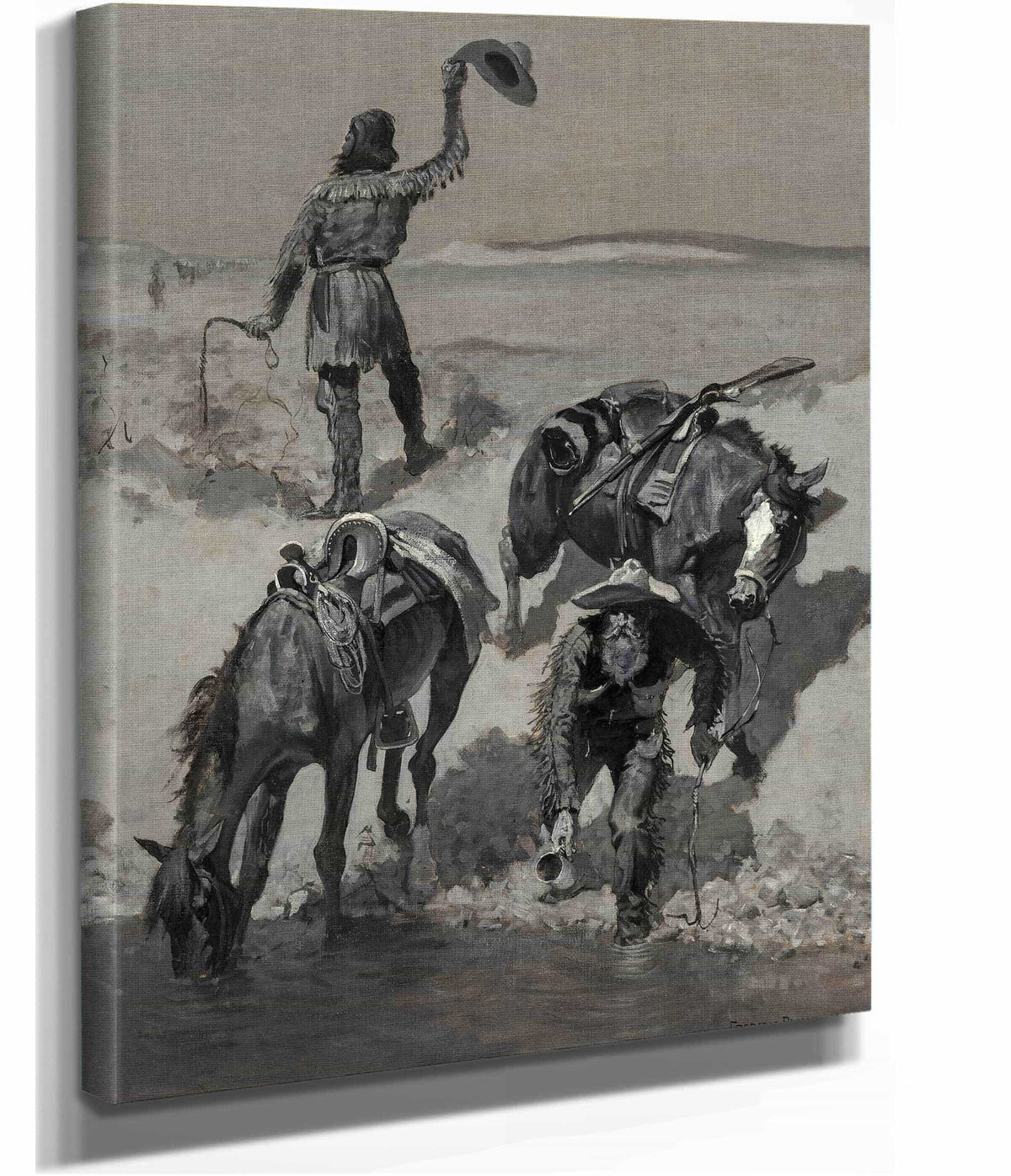 Water by Frederic Remington