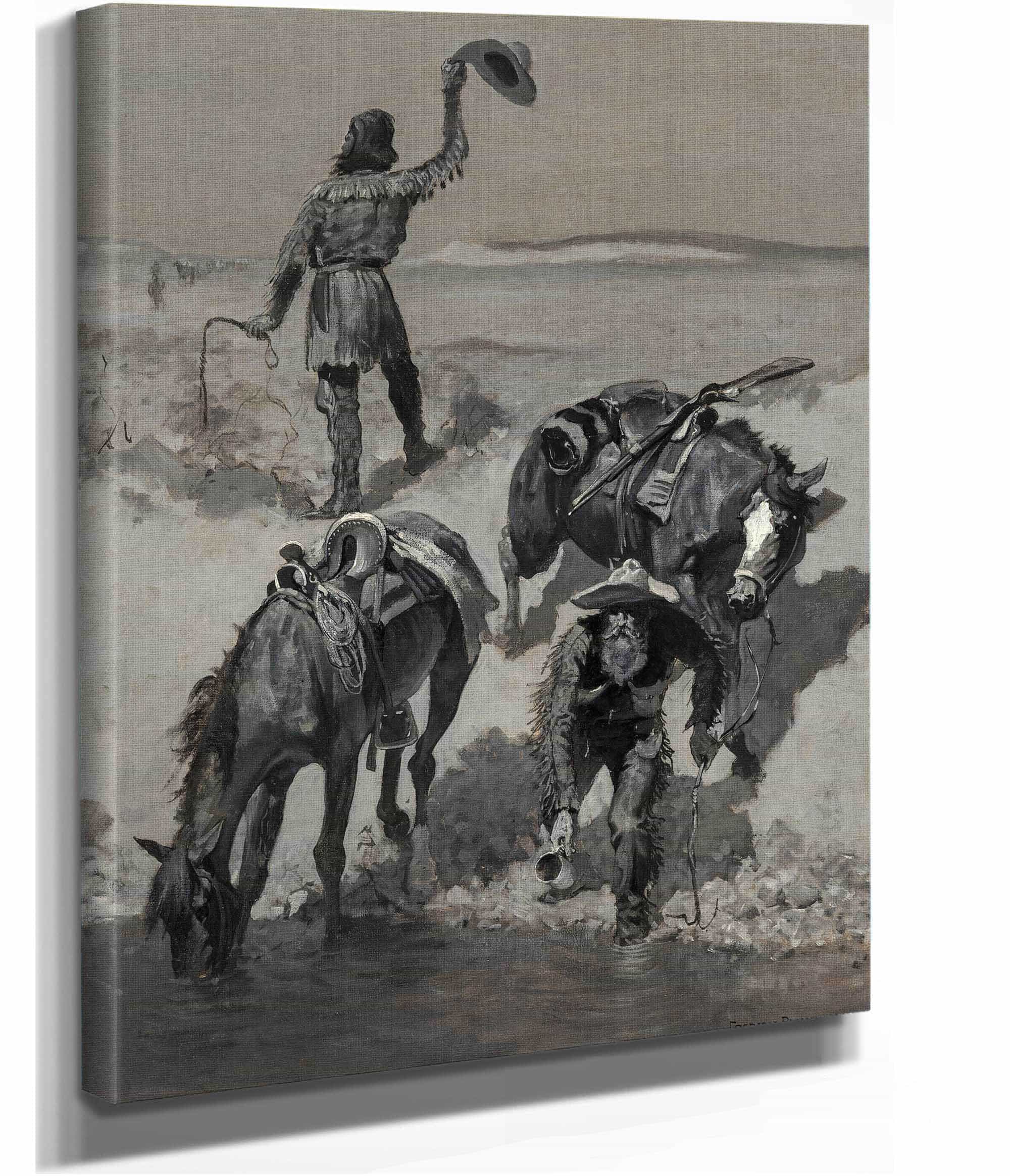 Water by Frederic Remington