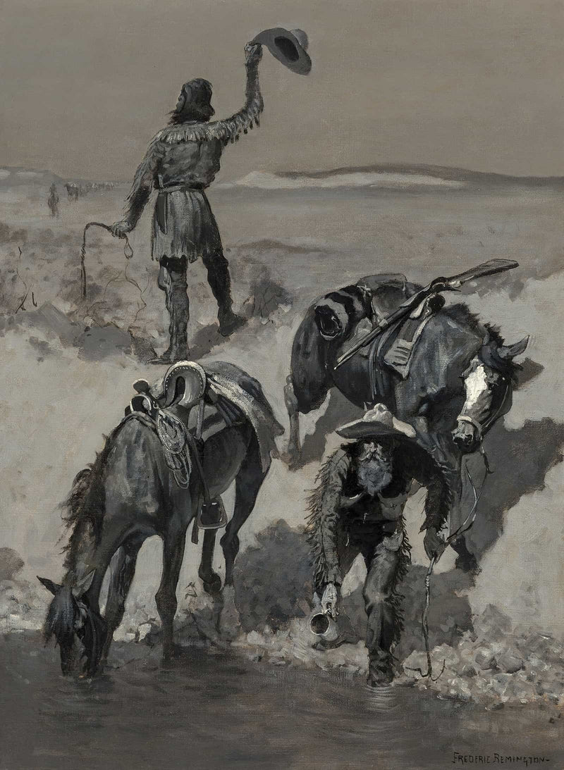 Water by Frederic Remington