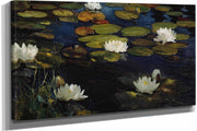 Water Lilies Study For The Youth And A Mermaid By Albert Edelfelt