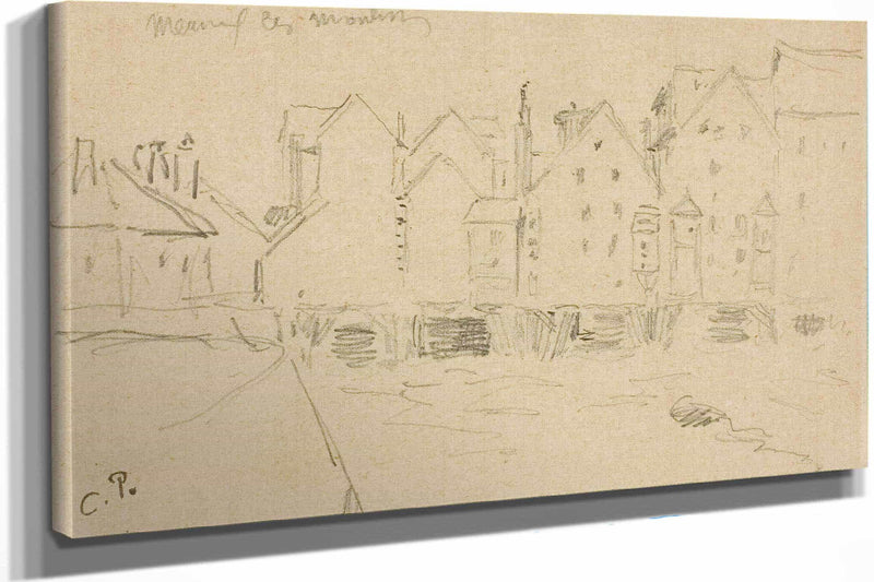 Water Mills In Meaux by Camille Pissarro